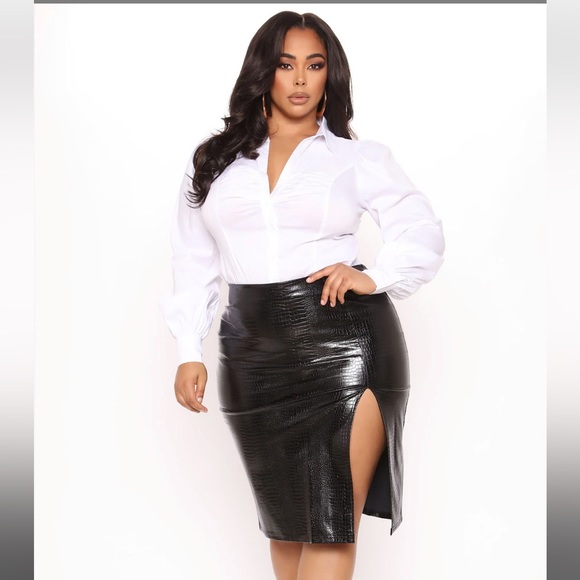 Cashin’ Out Poplin Bodysuit - Picture 3 of 5